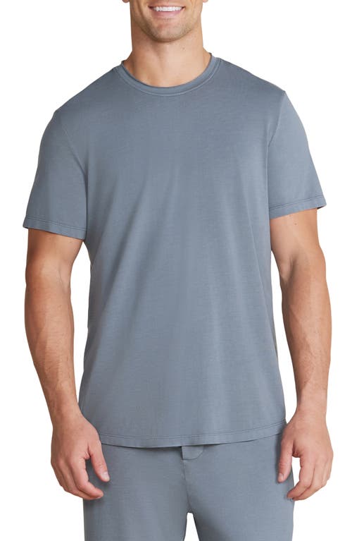 Barefoot Dreams Malibu Collection® Pigment Wash Lounge T-shirt In Blue Cove