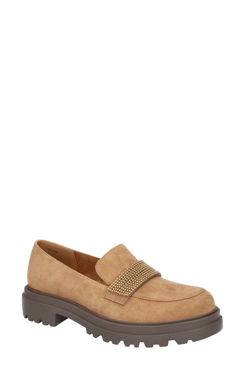 Bella Vita Paz Lug Loafer Cognac Suede Leather at Nordstrom,