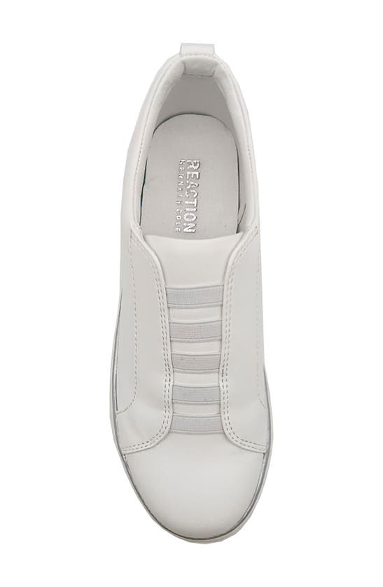 Shop Reaction Kenneth Cole Bonnie Slip-on Sneaker In White