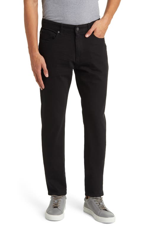DL1961 Theo Relaxed Tapered Leg Jeans in Black (Performance)