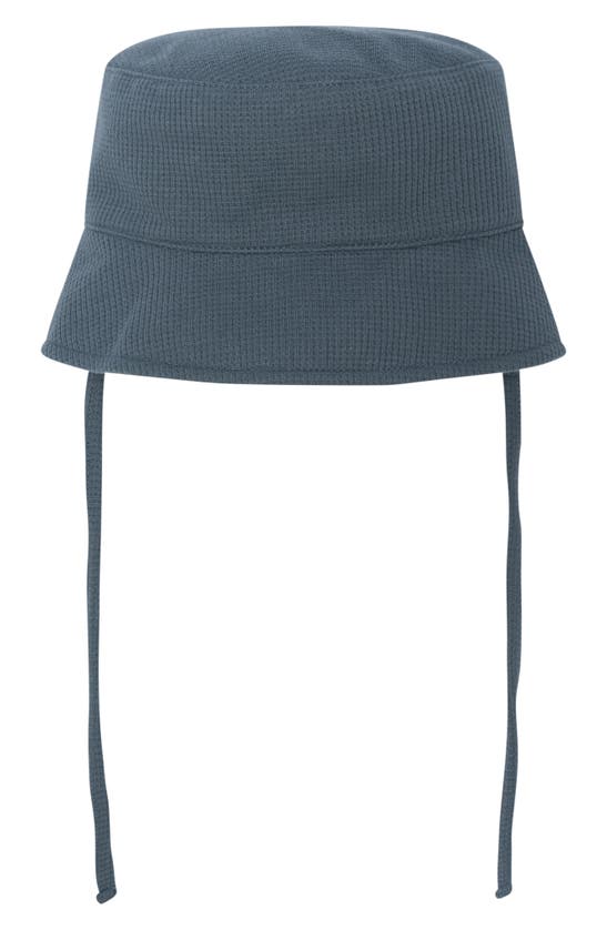 Shop Petit Lem Gauze Romper & Hat Set In Turquoise