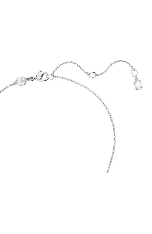 Shop Swarovski Dextera Interlink Pendant Necklace In Silver