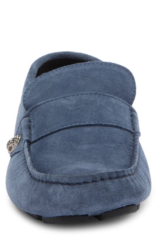 Kurt Geiger London Stirling Moc Toe Driving Shoe In Blue