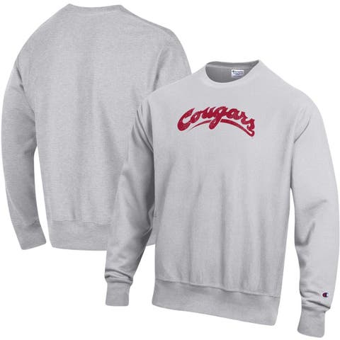 Men's Champion Heathered Gray Louisville Cardinals Team Vault Logo