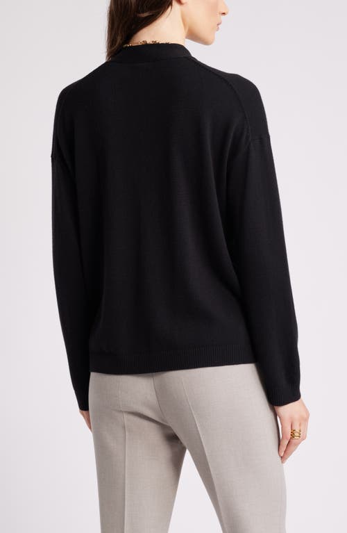 Shop Nordstrom Button Front Cardigan In Black