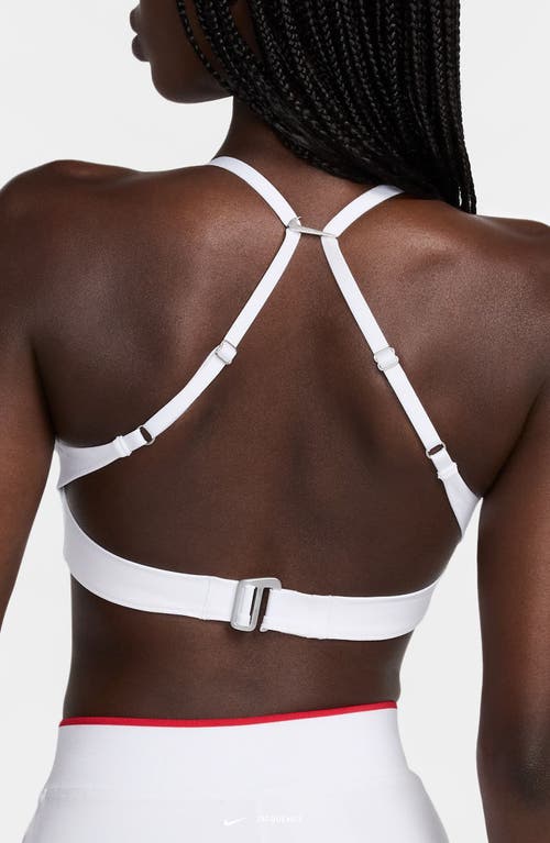 Shop Nike X Jacquemus Bra Top In White/university Red