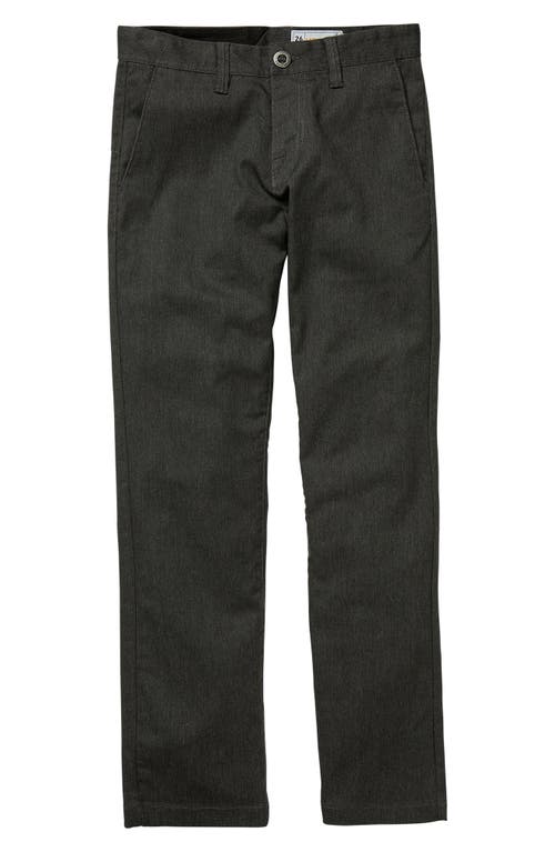 Volcom Kids' Frickin Modern Stretch Twill Pants Charcoal Heather at Nordstrom,