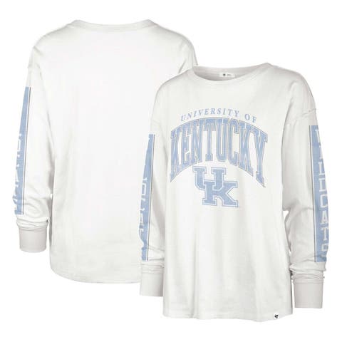 Pressbox Kentucky Wildcats – T-shirt Manches Longues Femme, Gris, Neuf Avec étiquettes