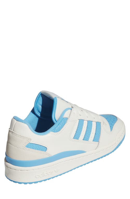 Shop Adidas Originals Adidas Forum Low Basketball Sneaker In Ivory/semi Blue Burst/ivory