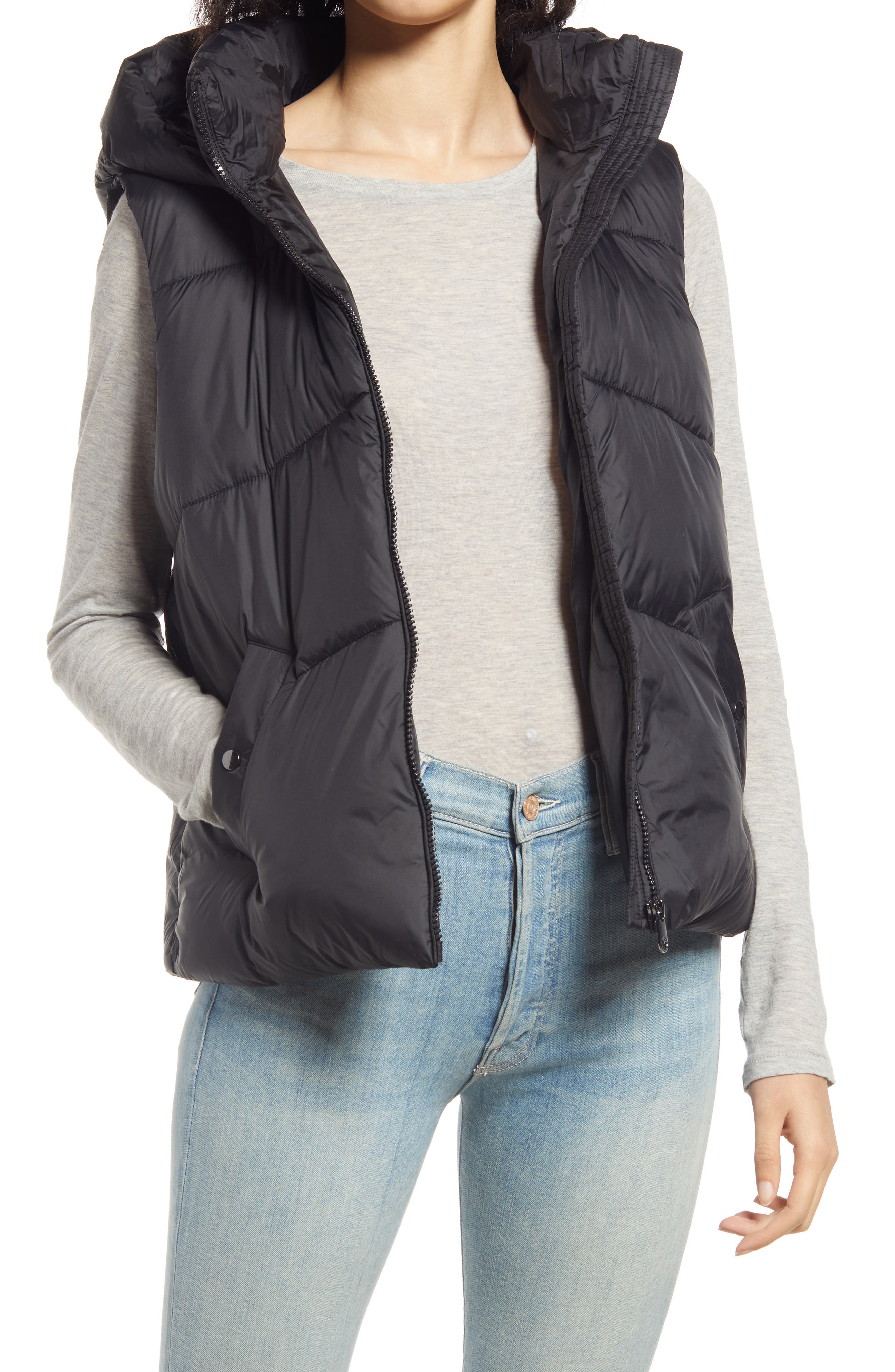 sleeveless parka