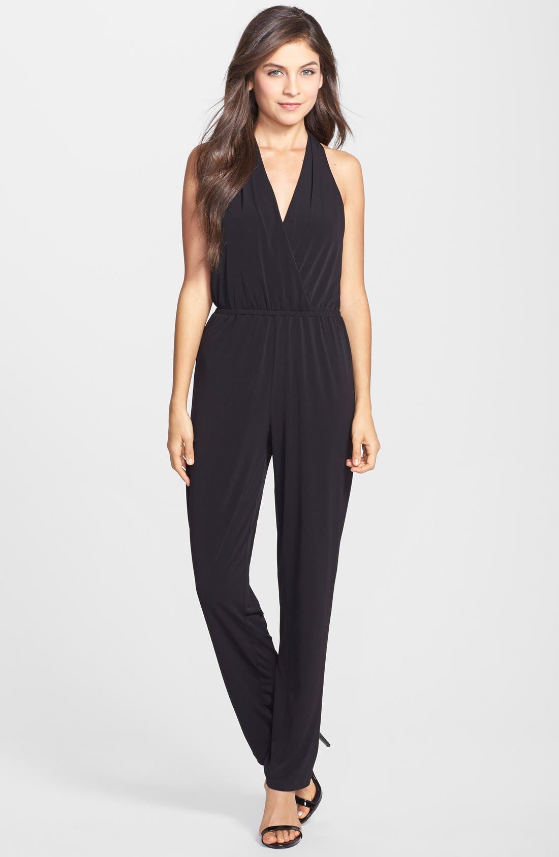 Jessica Simpson Surplice Jersey Jumpsuit Nordstrom