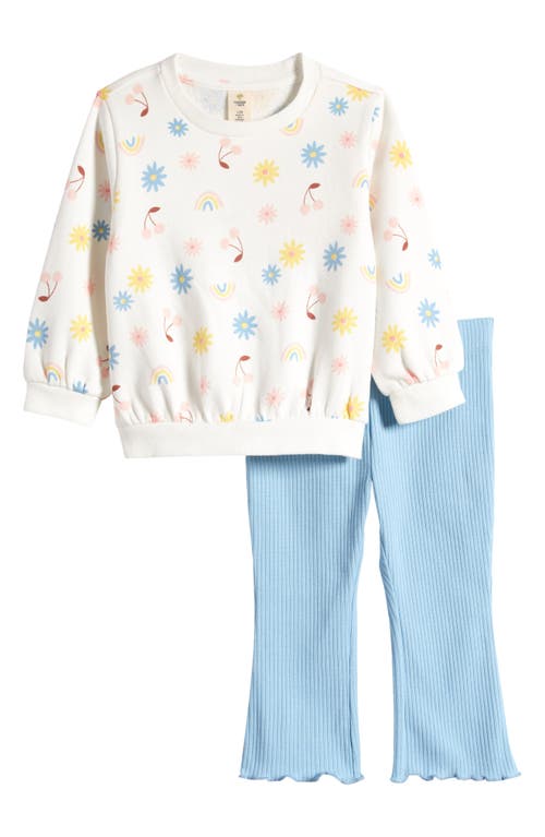 TUCKER + TATE TUCKER + TATE SWEATSHIRT & RIB PANTS SET