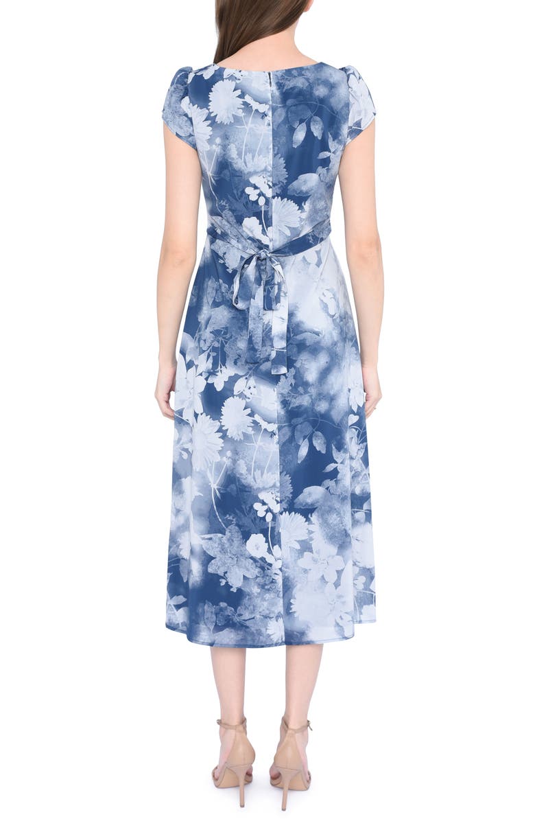 WAYF Gracie Floral Empire Waist Midi Dress | Nordstrom