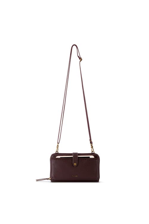 The Sak Iris Smartphone Crossbody In Mahogany