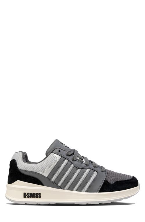 Shop K-swiss Rival Trainer Sneaker In Smoked Pearl/lunar/black