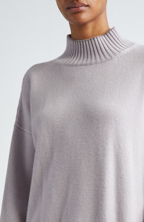 Shop Eleventy Cashmere Turtleneck Sweater In Wisteria-viola