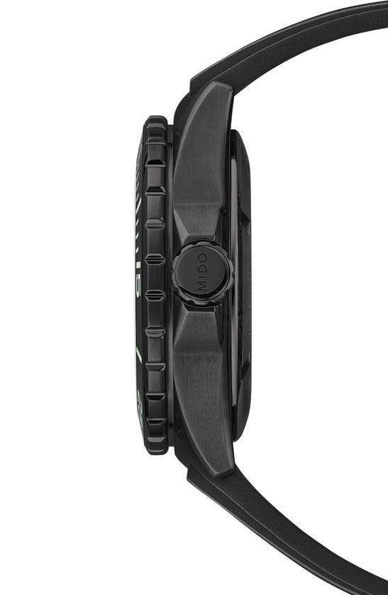 Mido Ocean Star 600 Chronometer Bracelet Watch & Rubber Strap Gift Set, 43.5mm In Black