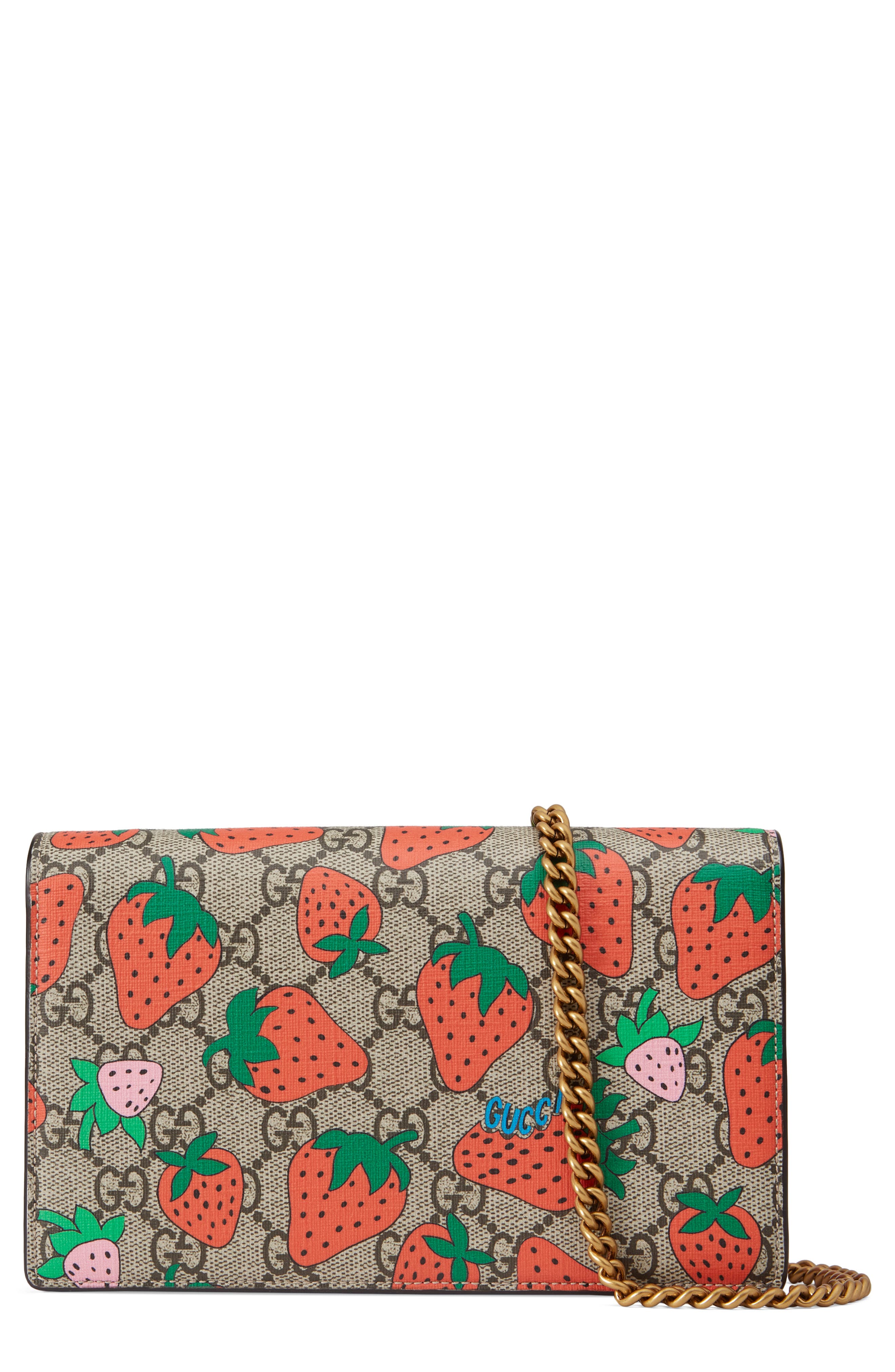 strawberry gucci purse