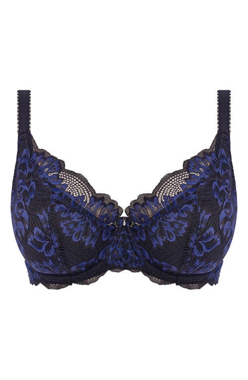 Fantasie Emmaline Underwire Padded Plunge Bra In Midnight