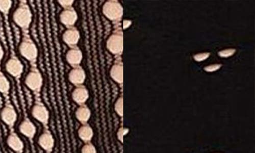 Memoi Assorted 2-pack Knee High Socks In Black-beige