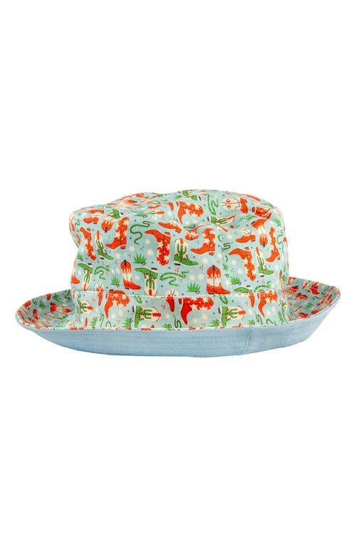 Miki Miette Reversible Bucket Hat in Howdy at Nordstrom, Size 6-12 M
