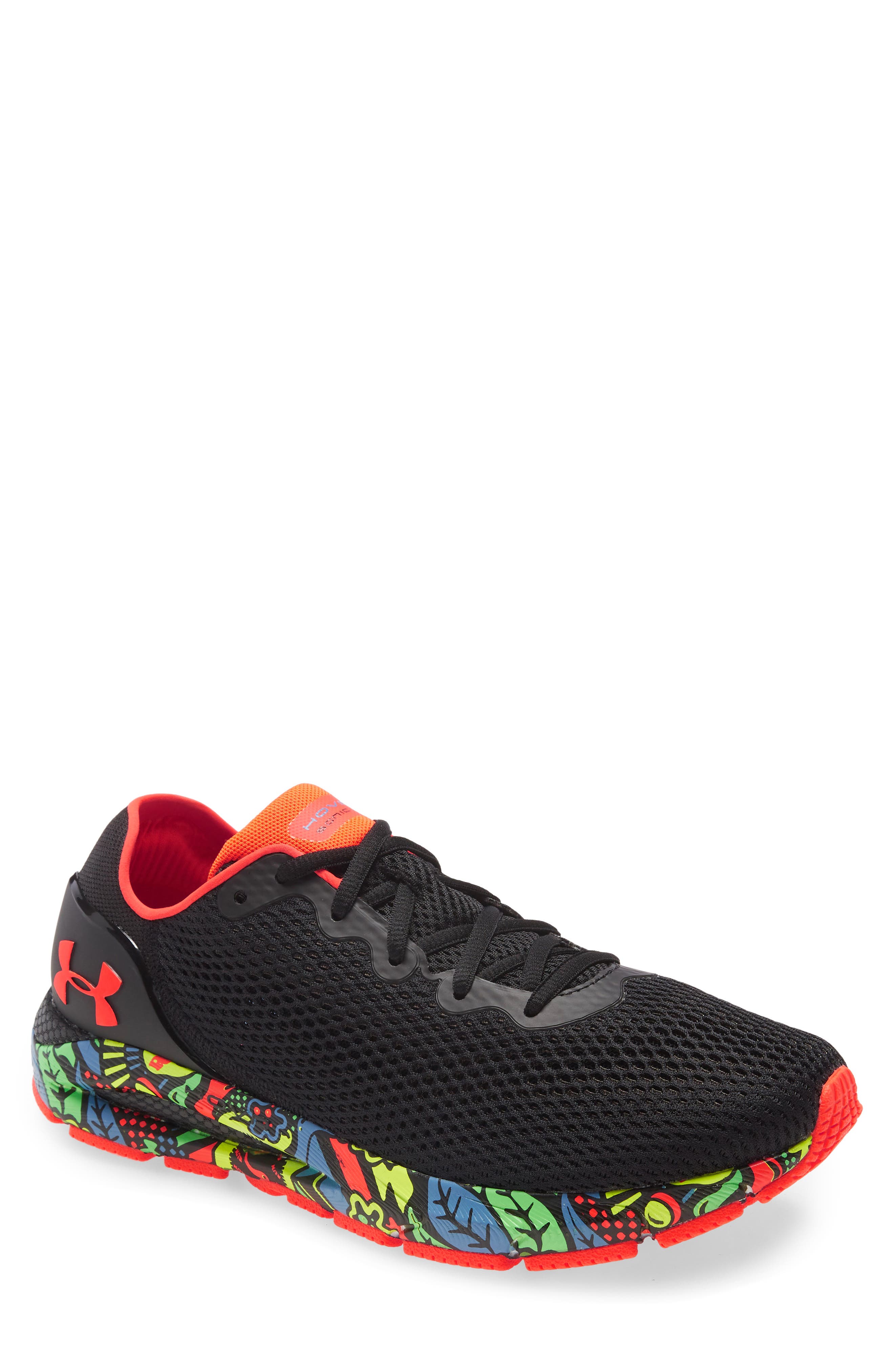 under armour shoes black and orange
