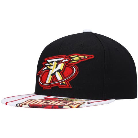 Houston Rockets Mitchell & Ness x Lids Hardwood Classics Metallic Silver Snapback  Hat - Gray