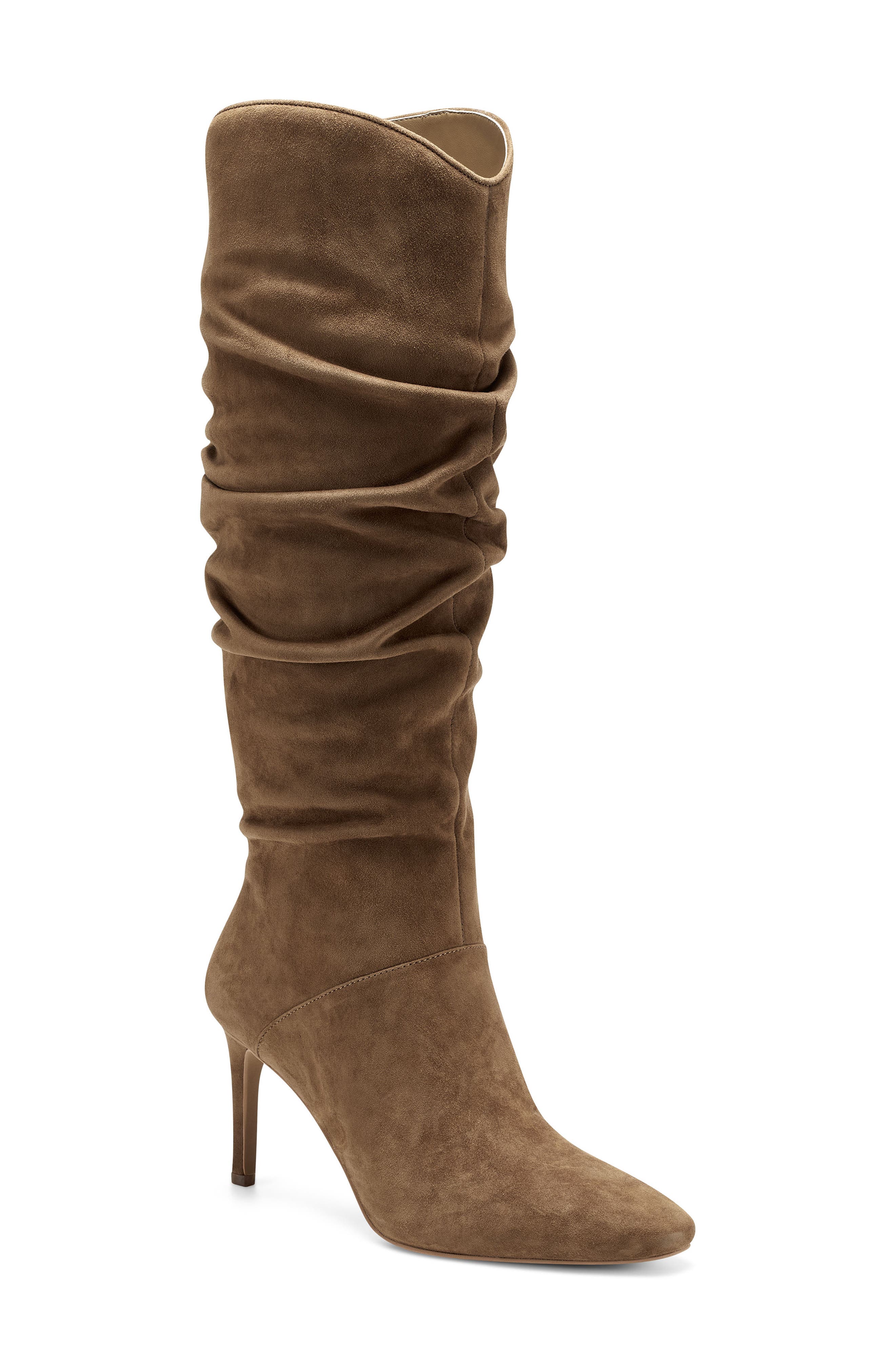 boots knee high heel