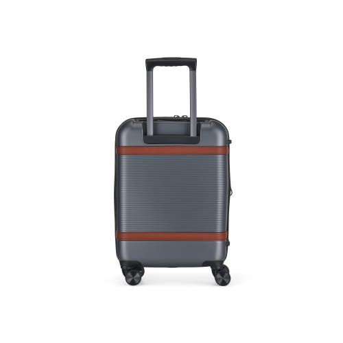 Bugatti Wellington Hardside Carry-on Luggage With Tsa Lock In Pewter