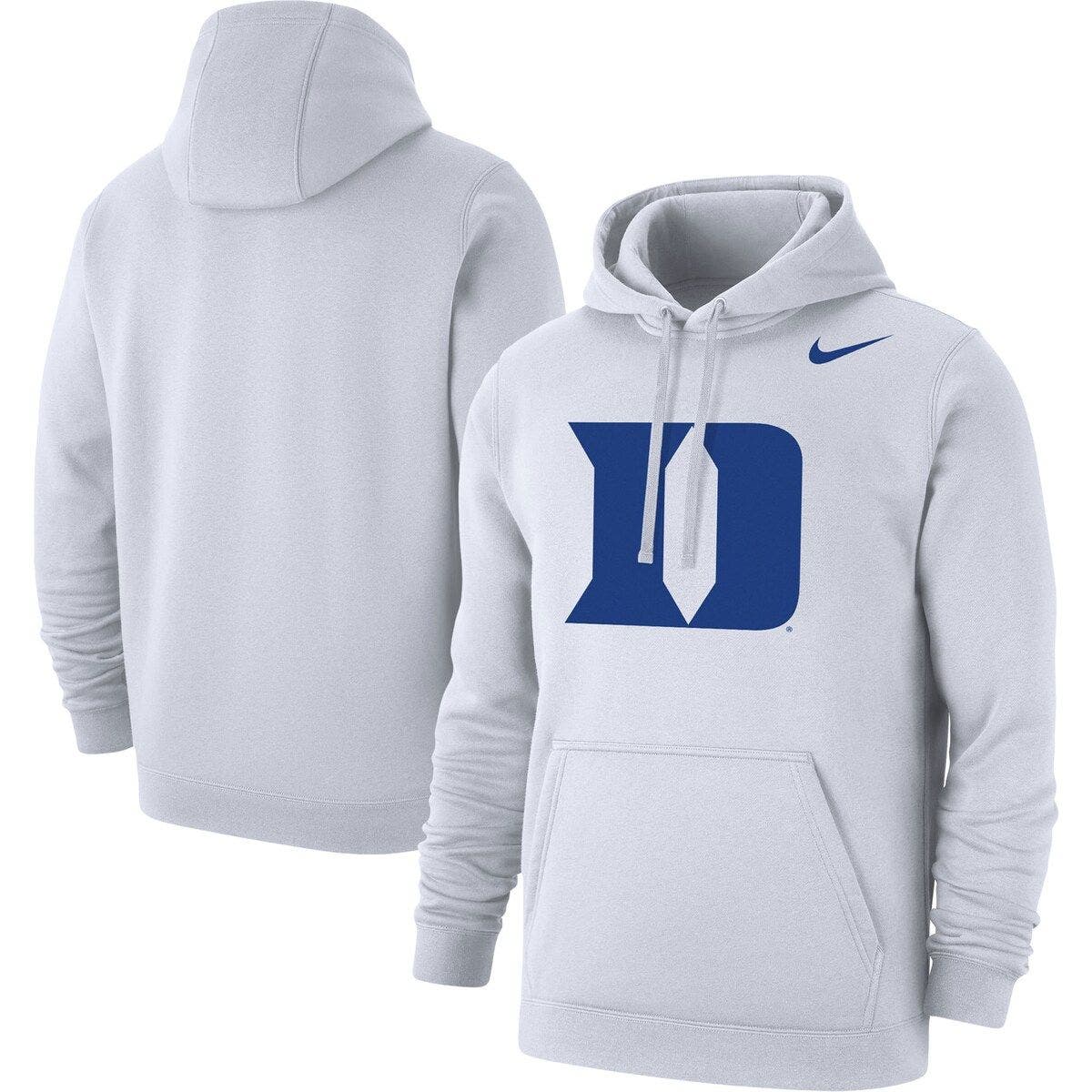 Nike Men&rsquo;s Nike White Duke Blue Devils Logo Club Pullover Hoodie | Nordstrom