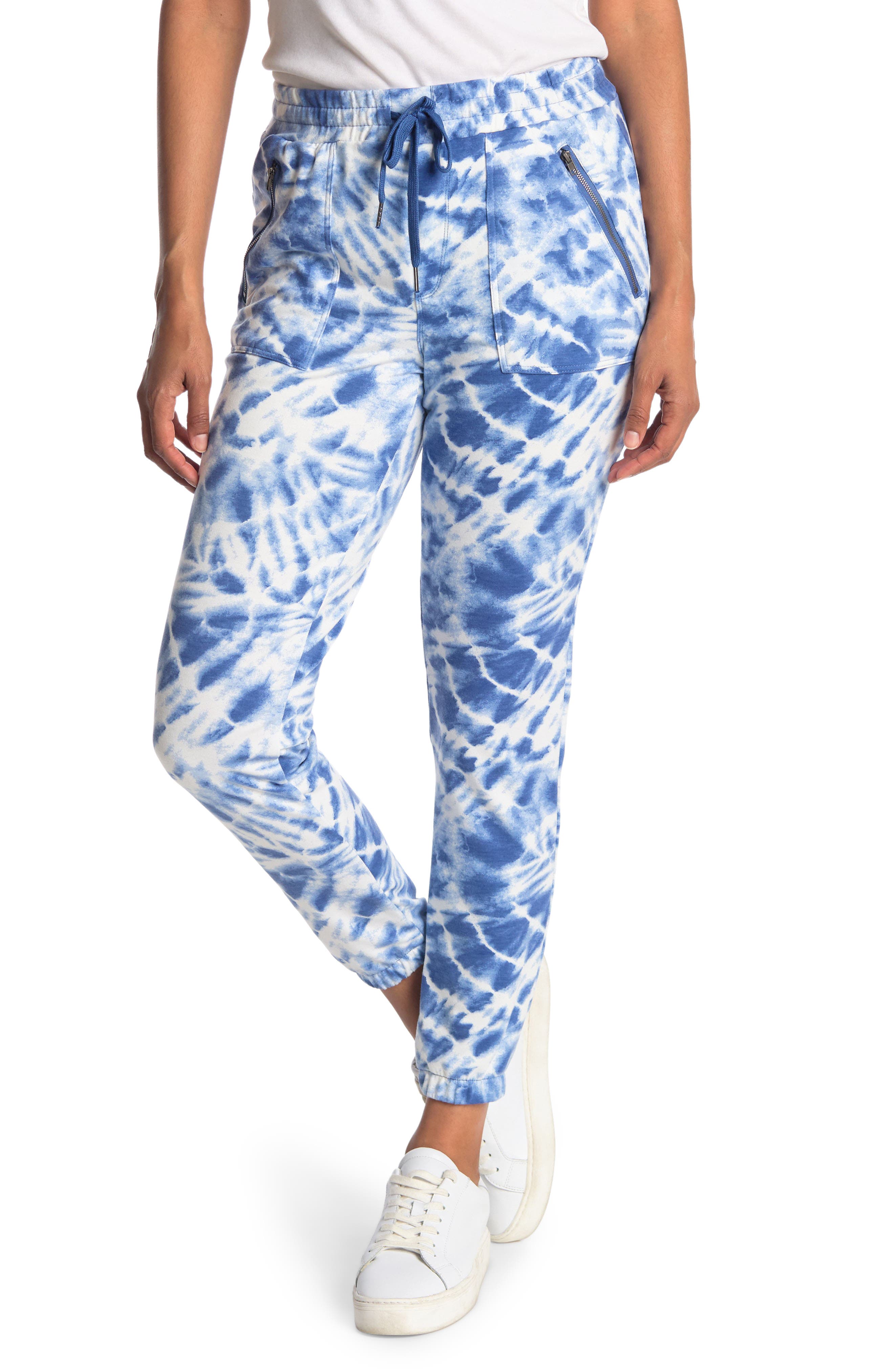 The Sweatshirt Project Zip Pocket Drawstring Joggers In Powder Blue