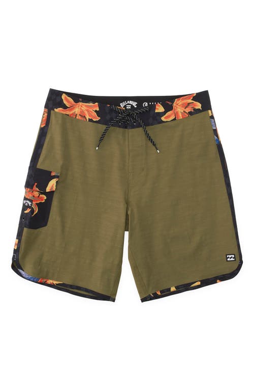 Billabong 73 Pro Board Shorts in Military
