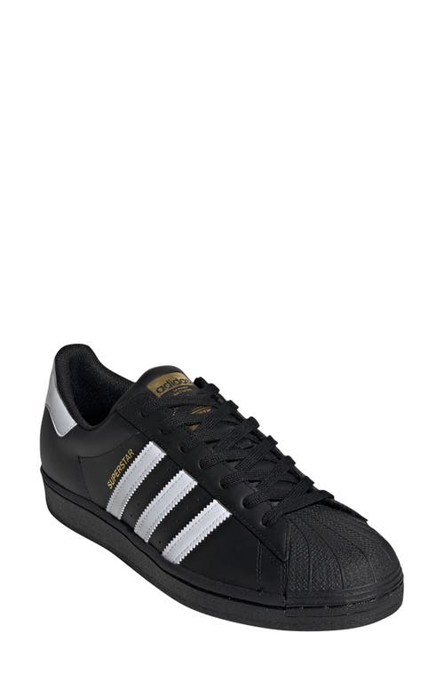 Shop Adidas Originals Adidas Superstar Sneaker In Black/white/black