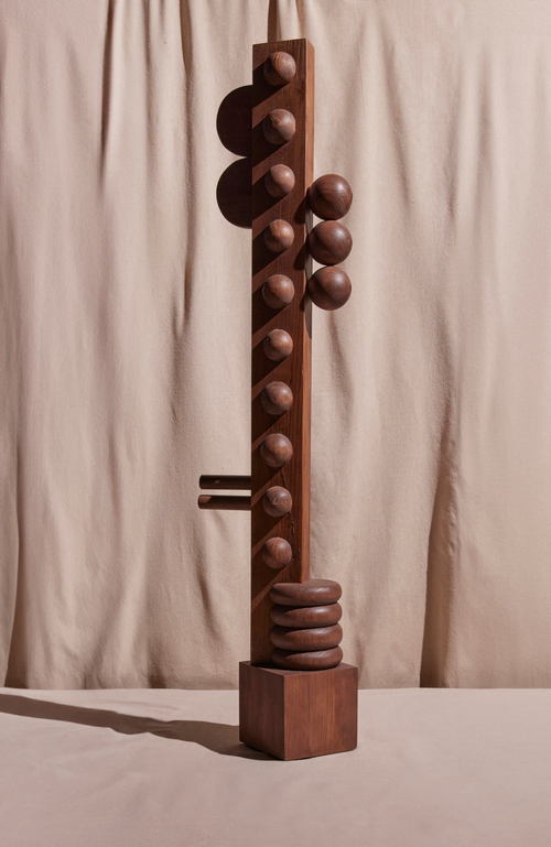 Meso Goods Nunca Wood Sculpture In Brown