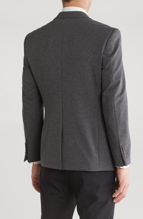 Tahari Slim Fit Sport Coat In Dark Grey