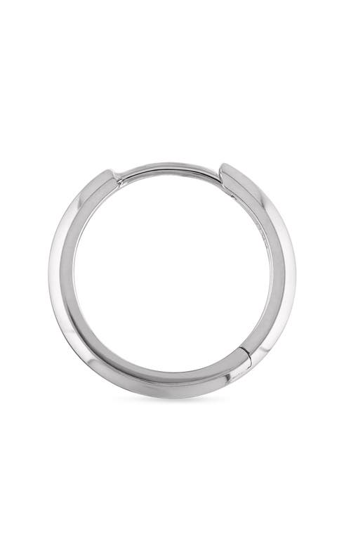 Shop Maria Tash Vertex Single Hoop Earring In White Gold
