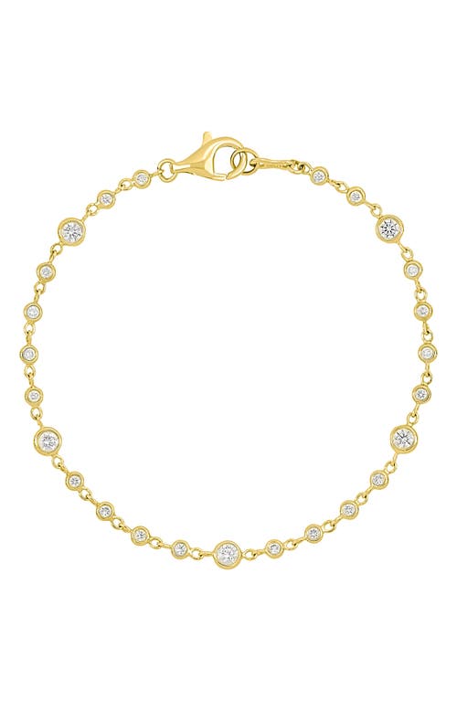 Bony Levy Audrey Diamond Bezel Bracelet in 18K Yellow Gold at Nordstrom, Size 7