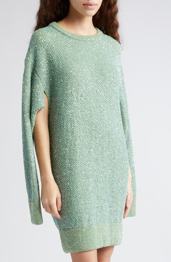 Stella McCartney Sweater With Sequins in Grey