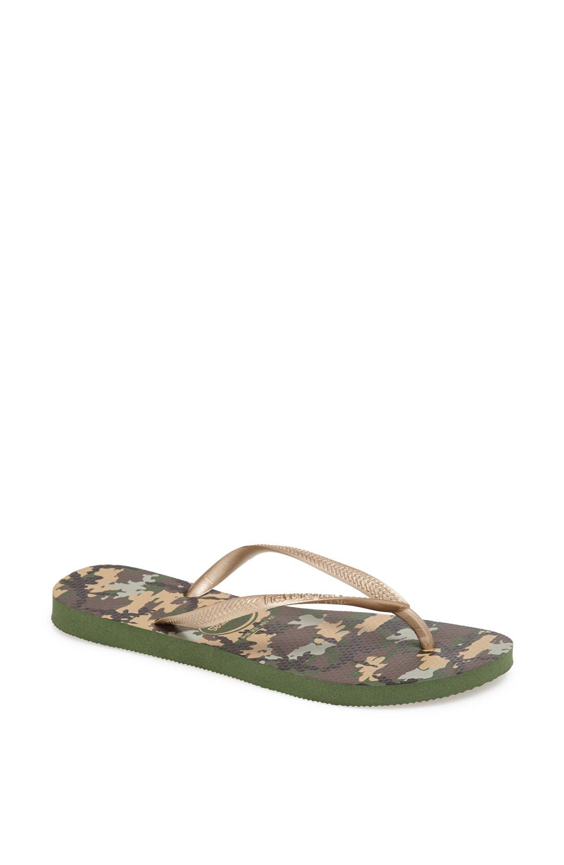 havaianas camo flip flop