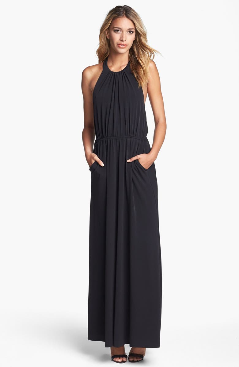 Jessica Simpson Halter Jersey Maxi Dress | Nordstrom