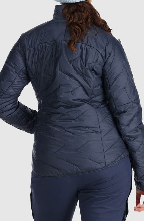 Shop Outdoor Research Superstrand Lightweight Packable Water Resistant Puffer Jacket In Naval Blue