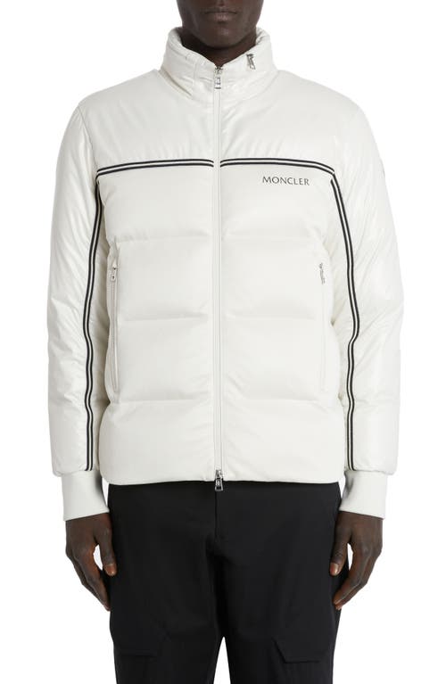 Moncler Michael Quilted Down Puffer Jacket White at Nordstrom,