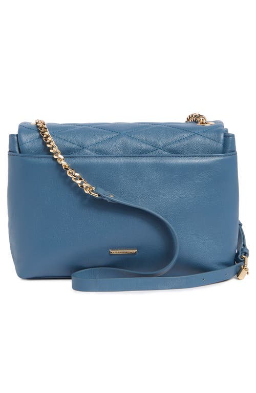 REBECCA MINKOFF REBECCA MINKOFF EDIE QUILTED LEATHER CONVERTIBLE SHOULDER BAG