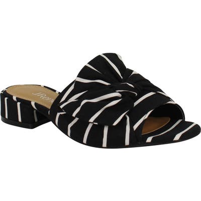J. Renee Sattuck Slide Sandal- Black