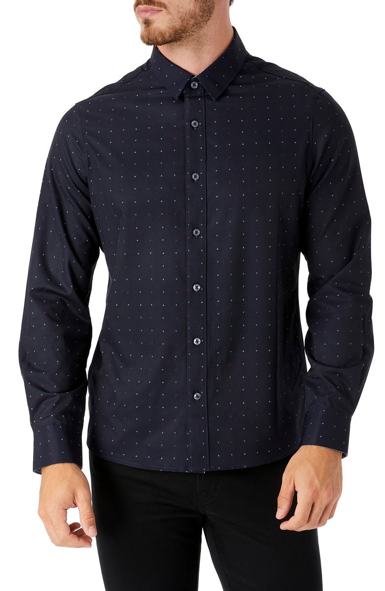 7 Diamonds Sign Of The Time Button-Up Shirt | Nordstrom