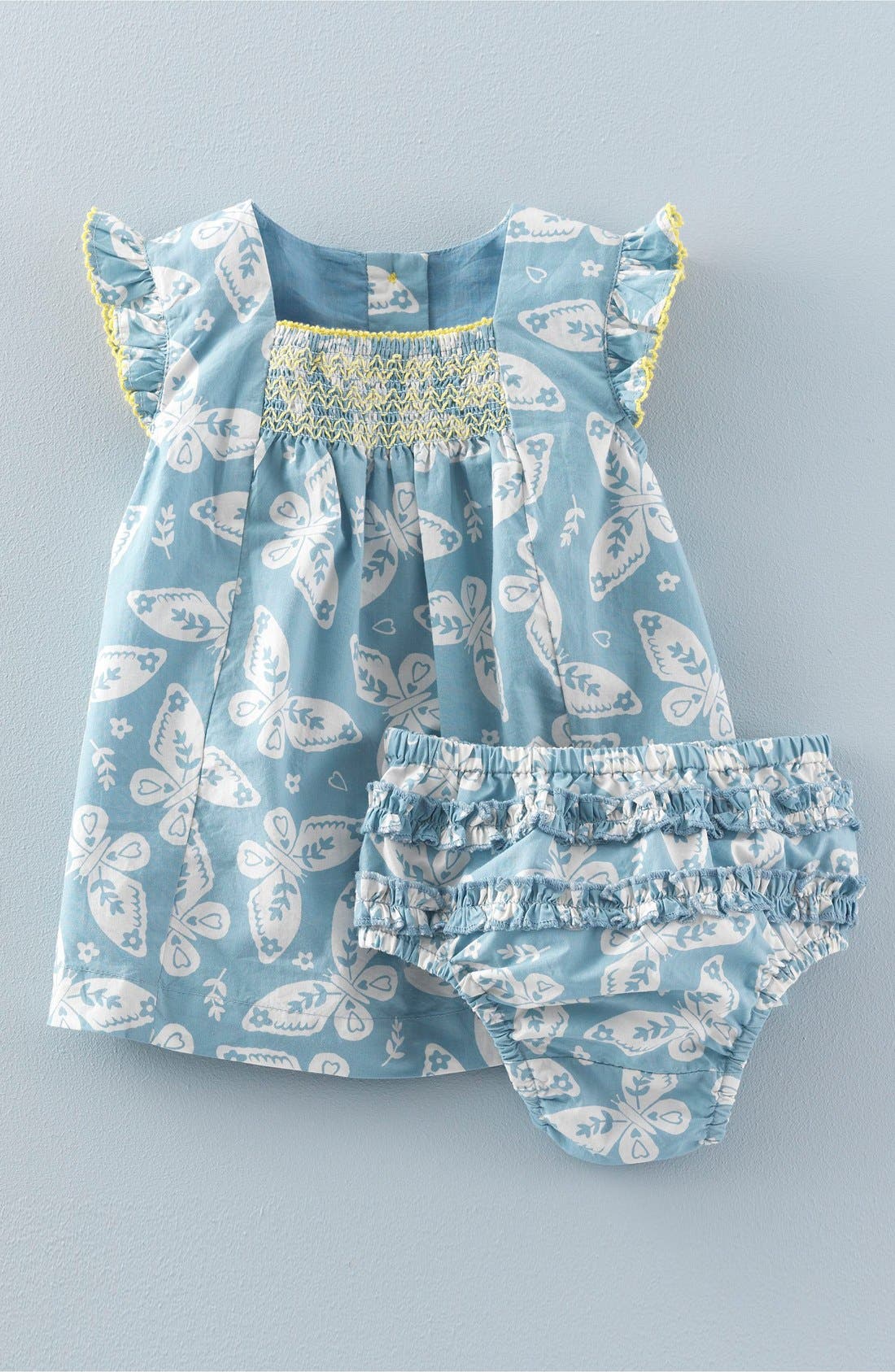 Girl Clothes Boden Usa Baby NWT Mini Boden Bess Cosy Smocked Dress