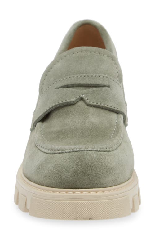 La Canadienne Bevon Loafer In Sage