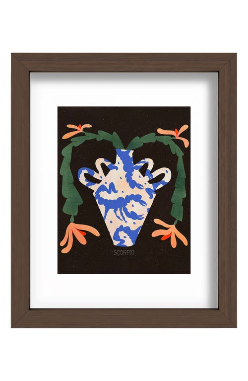 Deny Designs Deny Design Scorpio illustration Art Print in Multi at Nordstrom