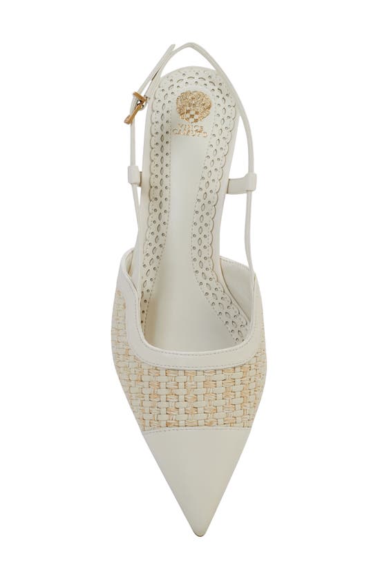 Vince Camuto Renira Slingback Pump In Creamy White/ Cream