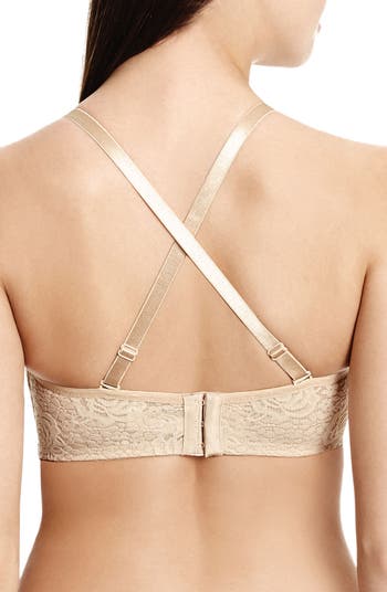 Wacoal Europe on X: Our Halo Lace Strapless Bra is a lingerie drawer  staple. A truly beautiful style curated to provide comfort, separation and  definition in B to E cup. #wacoaleurope #wacoalhalo